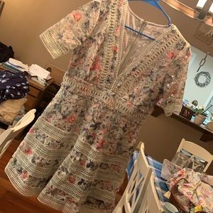 Spring dress with liner large